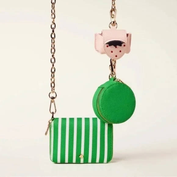 Stripe Mini Crossbody Bag - kate spade new york x Target Green/White Bags